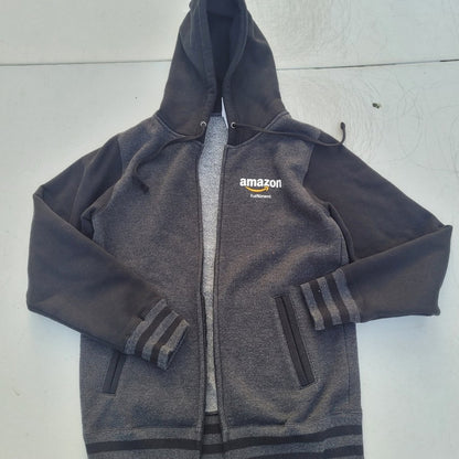 Amazon Fulfillment Employee Full zip Hoodie Smile logo