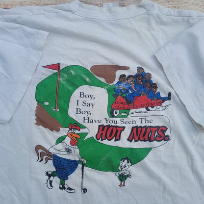Vintage Doug Clark and the Hot Nuts band tee signed