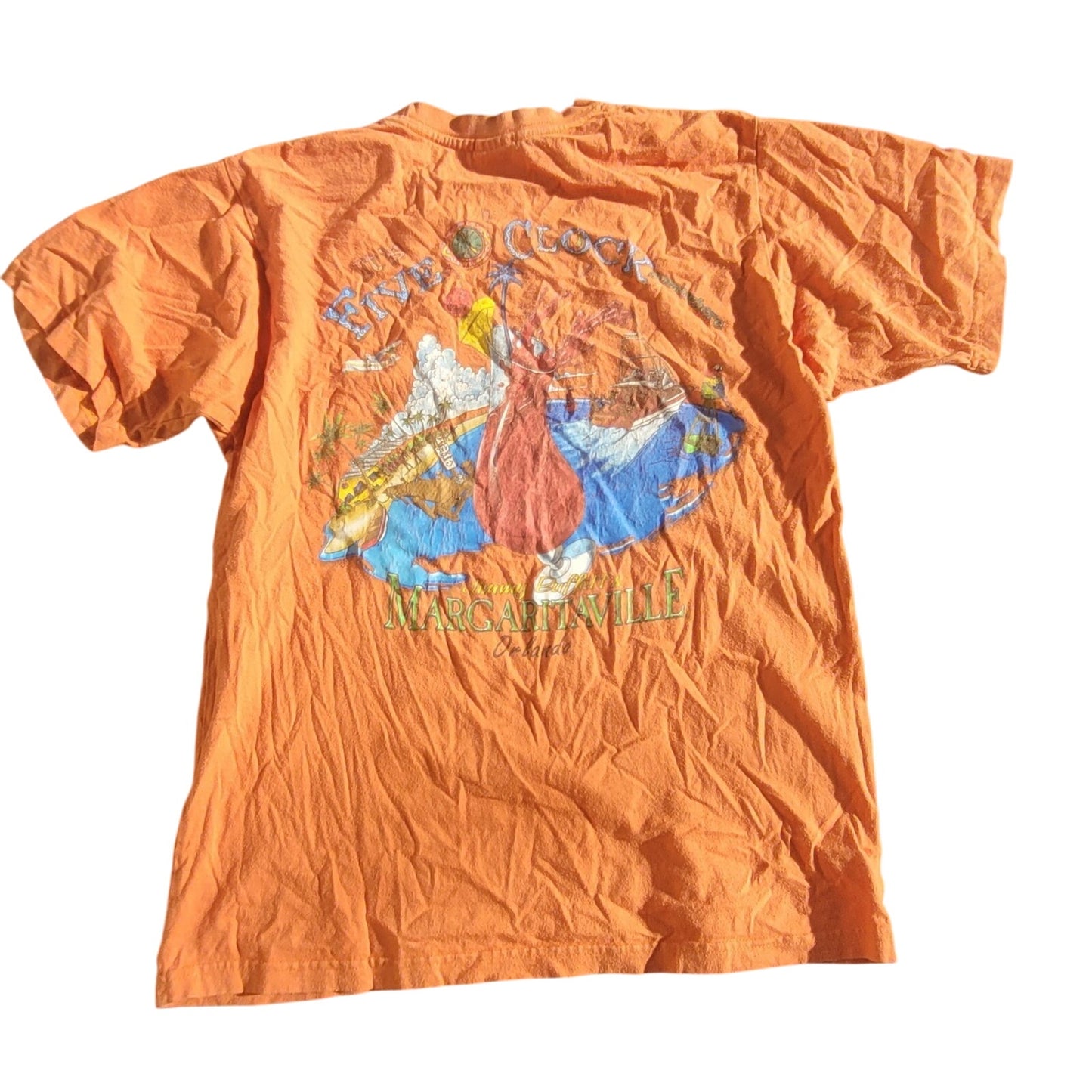 Vtg Y2k Jimmy Buffet Margaritaville tee shirt 5 o'clock somewhere