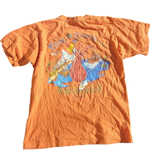Vtg Y2k Jimmy Buffet Margaritaville tee shirt 5 o'clock somewhere