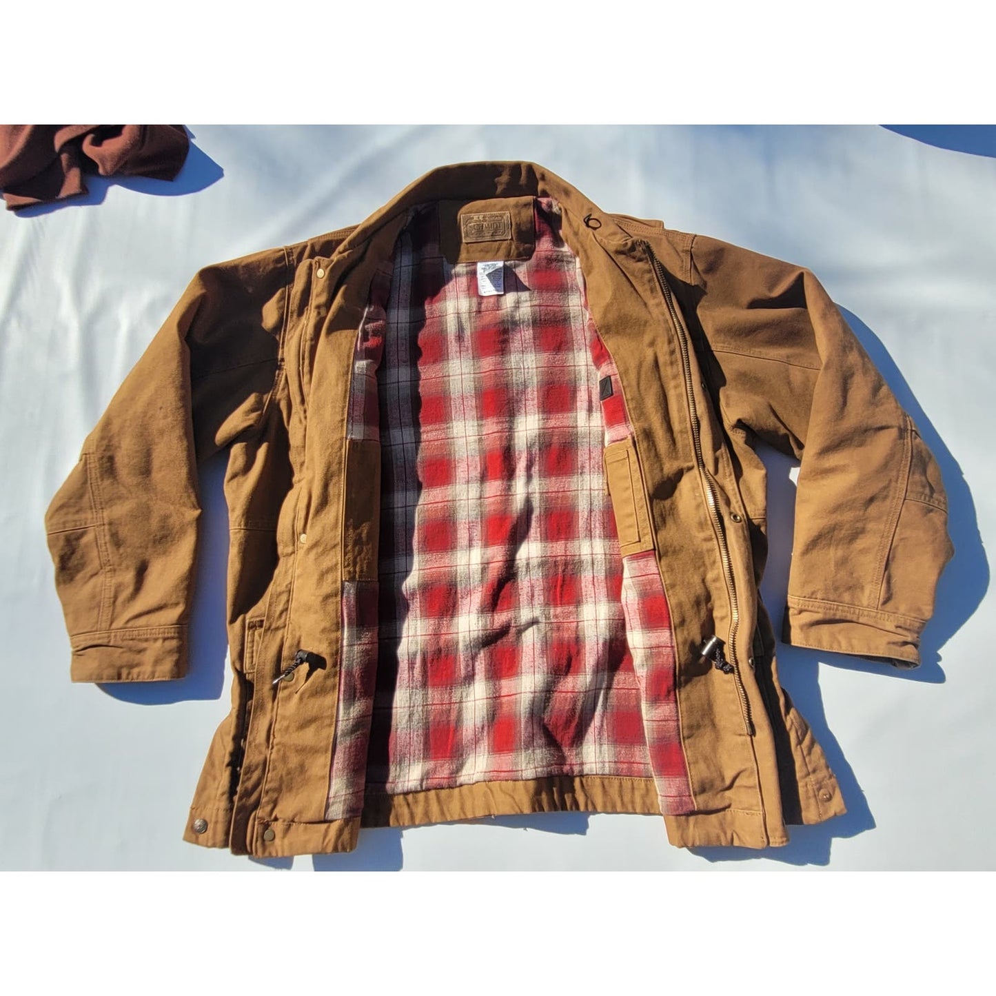 Schmidt Workwear Barn Coat Jacket Flannel Lined