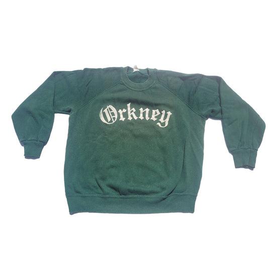 Vintage Orkney Island College Crewneck Sweatshirt Velva Sheen
