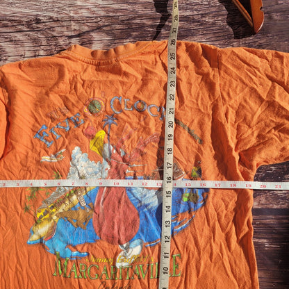 Vtg Y2k Jimmy Buffet Margaritaville tee shirt 5 o'clock somewhere