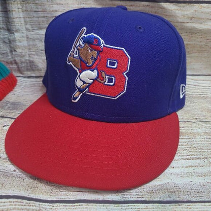 Vtg New Era Buffalo Bison MiLB  fitted cap