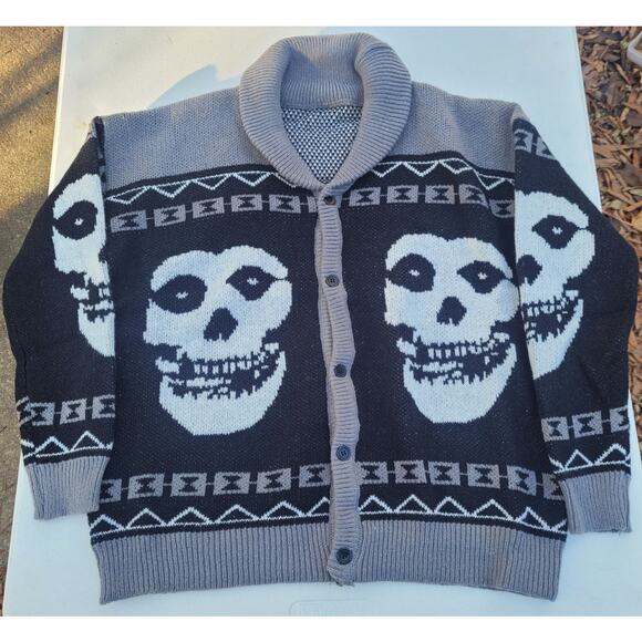 Misfits Cardigan Sweater XL