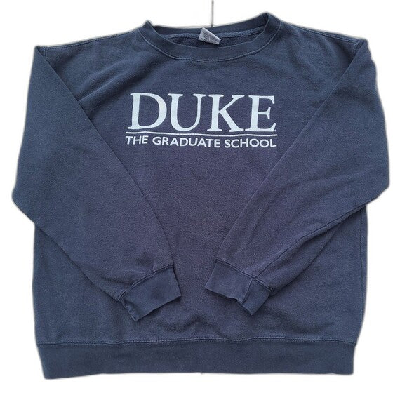 Vtg Y2K Duke University Graduate School Crewneck Sweatshirt. TRT Classics .