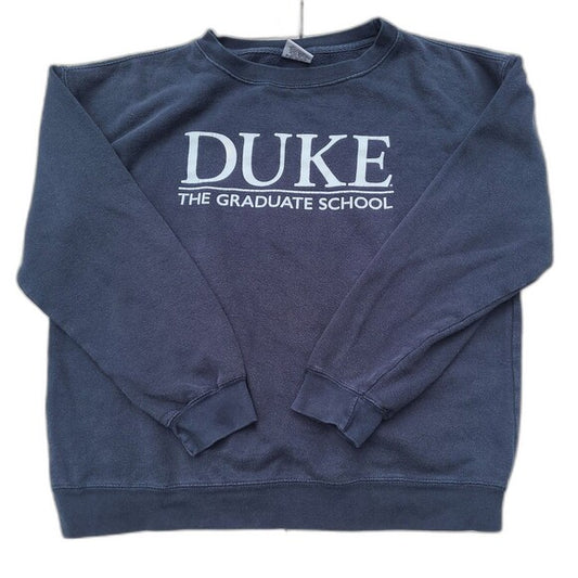 Vtg Y2K Duke University Graduate School Crewneck Sweatshirt. TRT Classics .