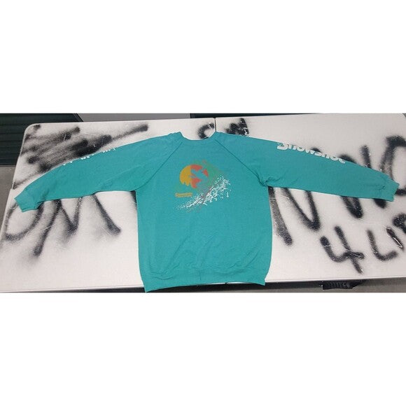 Vtg Snowshoe Ski Resort  Crewneck Sweatshirt 80s Thrashed