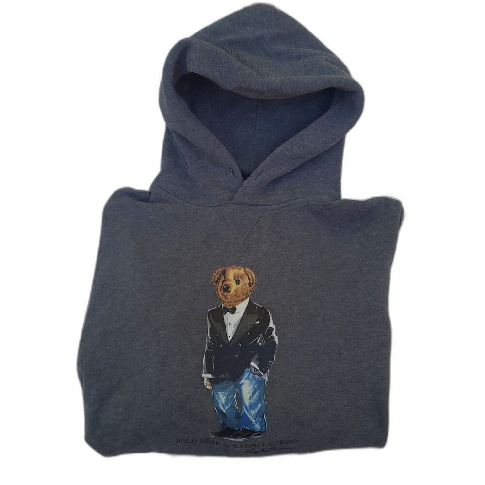 Polo Ralph Lauren  Polo Bear Grey Hoodie Sweatshirt