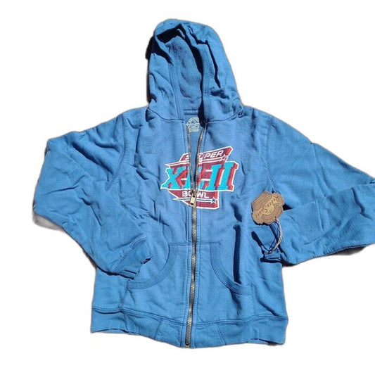 Vintage Reebok Superbowl XLII zip Hoodie