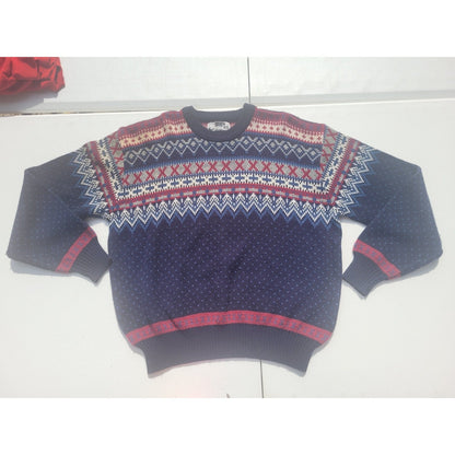 Vtg Patterned Ski Sweater by Steep Slopes