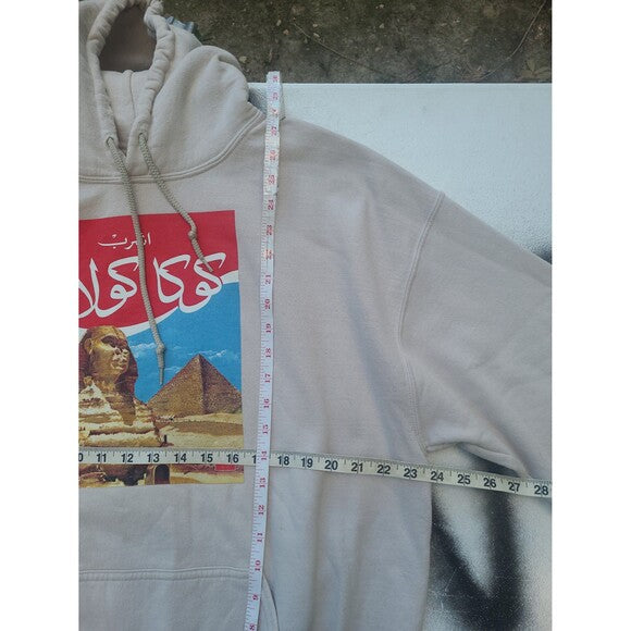 Coca-Cola Egypt Arabic Cream Hoodie Urban Outfitters