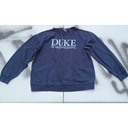 Vtg Y2K Duke University Graduate School Crewneck Sweatshirt. TRT Classics .