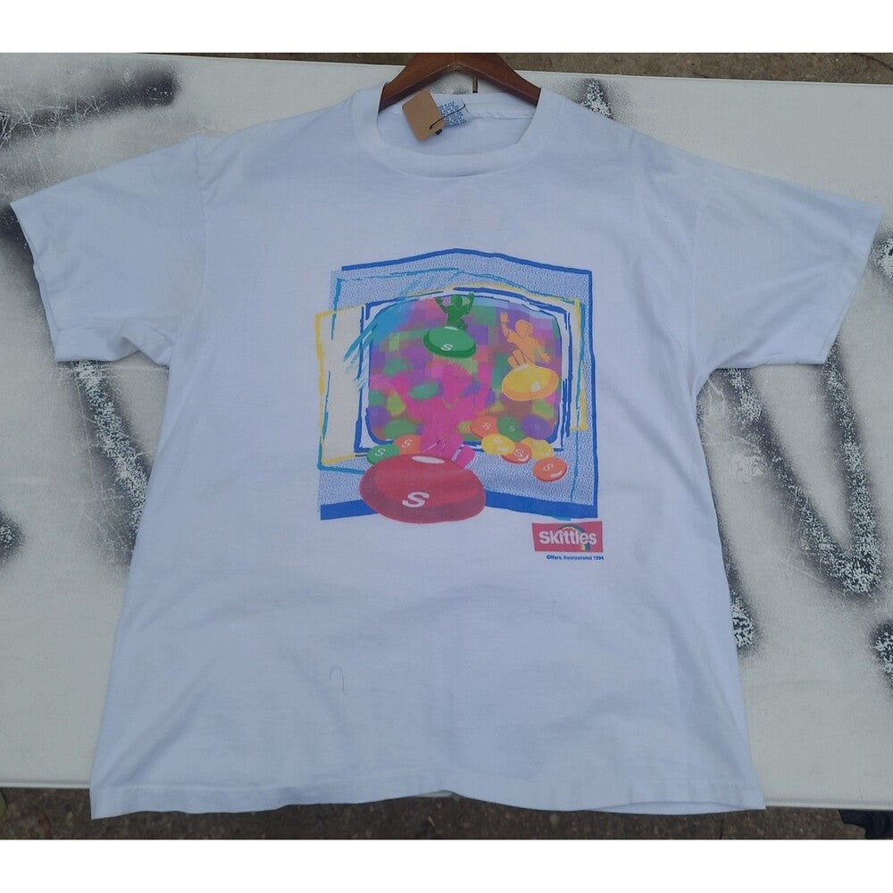 Vintage Skittles Promo t-shirt Taste the Rainbow