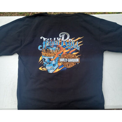 Harley Davidson Jelly Roll Hoodie Beautifully Broken Tour sweatshirt