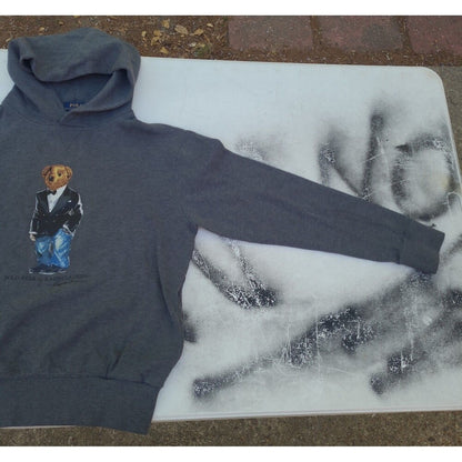 Polo Ralph Lauren  Polo Bear Grey Hoodie Sweatshirt