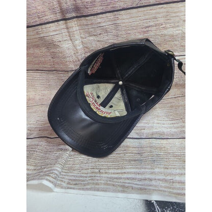 Vintage Dale Earnhardt Sr. Leather strapback hat #3
