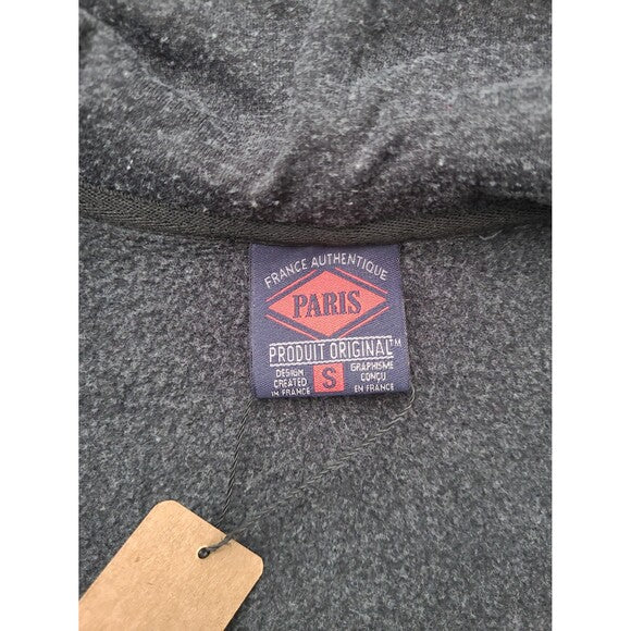 Vtg Y2k Paris France Zip Hoodie Sweatshirt Travel