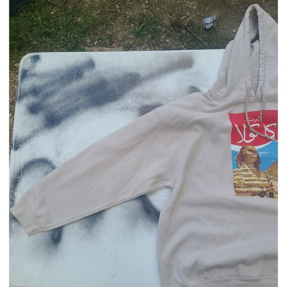 Coca-Cola Egypt Arabic Cream Hoodie Urban Outfitters