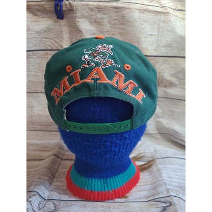 Vtg Miami Hurricanes 90s snapback hat