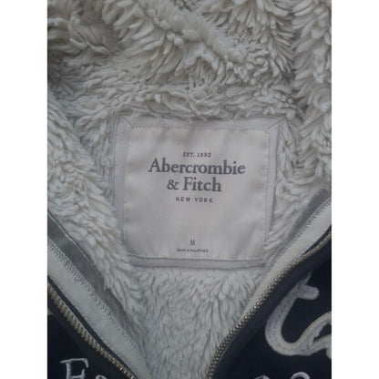 Vtg Abercrombie and Fitch Fur zip Hoodie