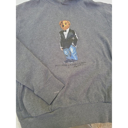 Polo Ralph Lauren  Polo Bear Grey Hoodie Sweatshirt