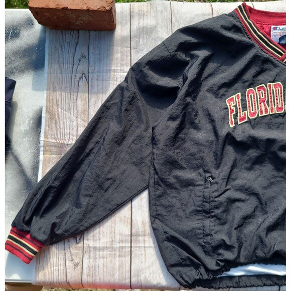 Vintage Champion Florida State Pullover long sleeve Windbreaker