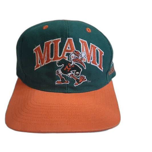 Vtg Miami Hurricanes 90s snapback hat