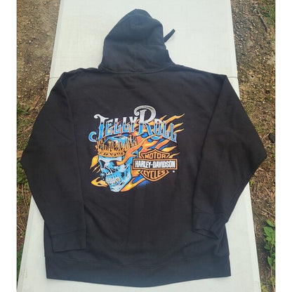 Harley Davidson Jelly Roll Hoodie Beautifully Broken Tour sweatshirt