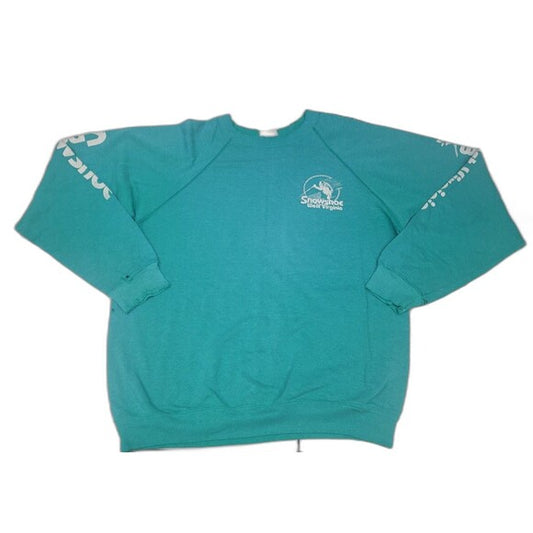 Vtg Snowshoe Ski Resort  Crewneck Sweatshirt 80s Thrashed