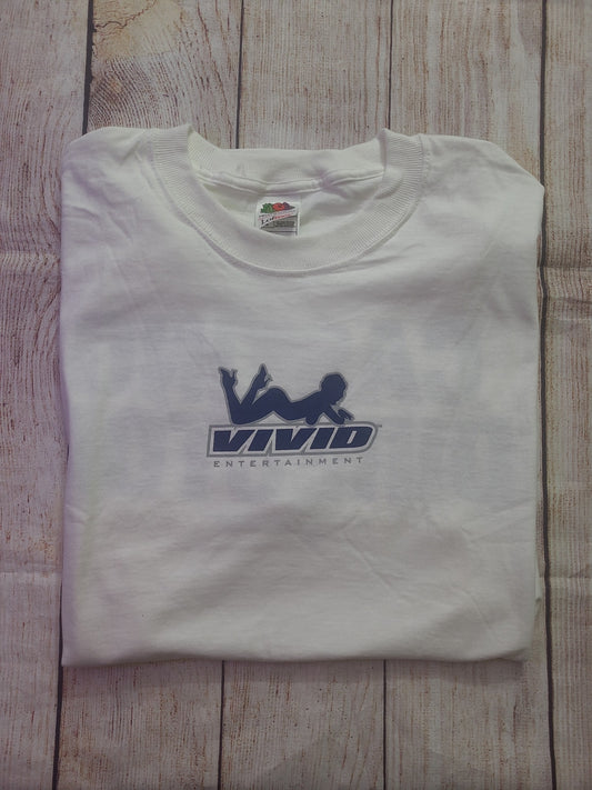 Vtg Vivid Entertainment P0rn Star Casting Director tee shirt y2k