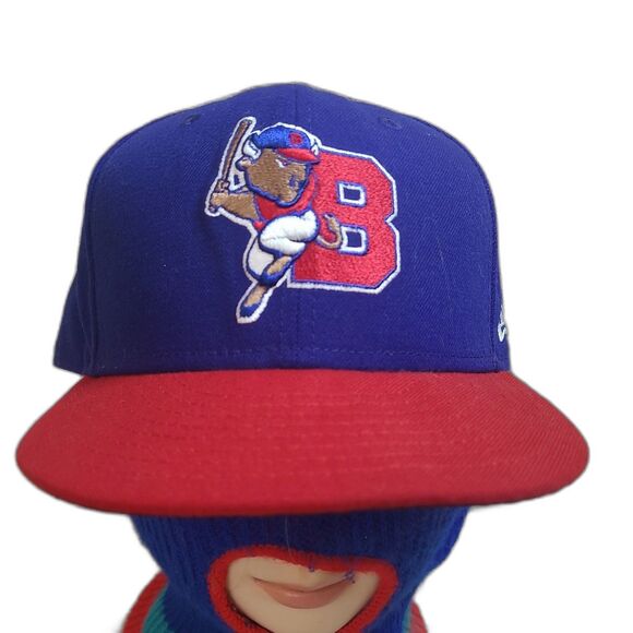 Vtg New Era Buffalo Bison MiLB  fitted cap