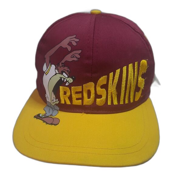 Vintage Taz Washington Redskins Looney Tunes snapback hat