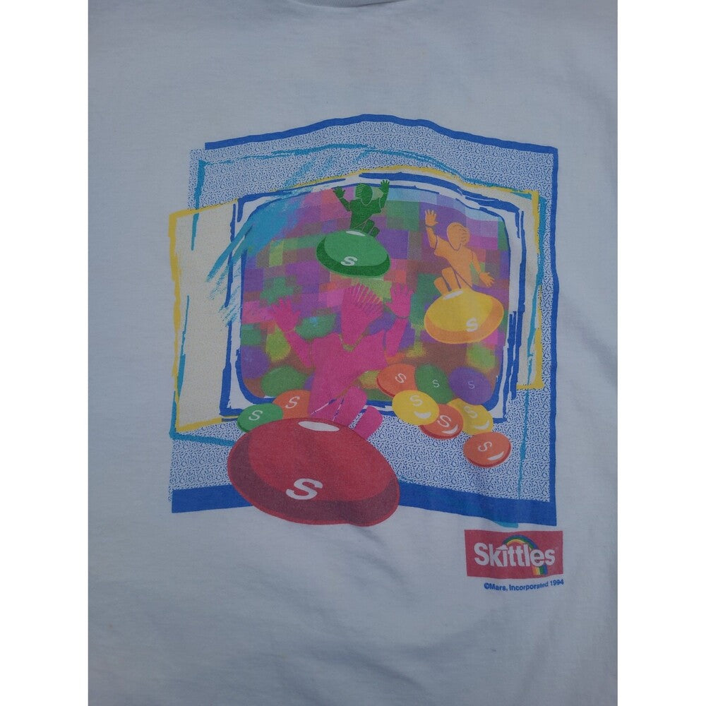 Vintage Skittles Promo t-shirt Taste the Rainbow