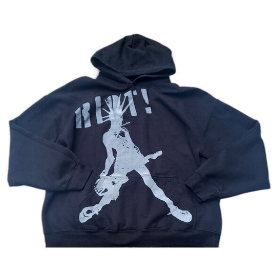 Riot Hoodie Uvsailles Punk rock Band Sweatshirt