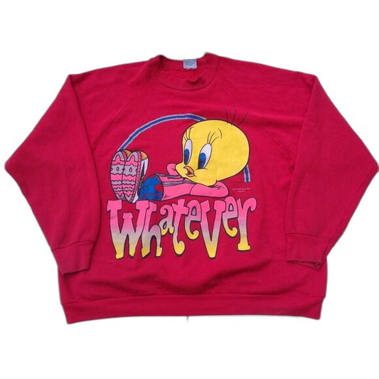 Vintage Tweety Bird Looney Tunes Crewneck Sweatshirt Freeze 1996