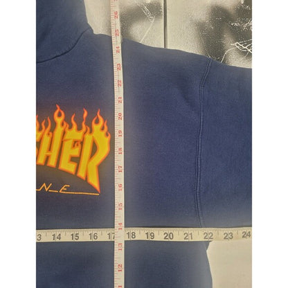 Vtg Thrasher Magazine Flame Hoodie