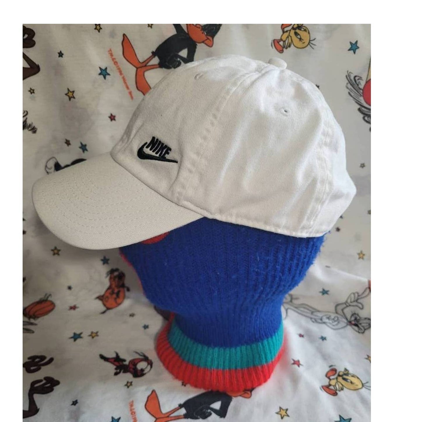 Vintage Nike Swoosh dad hat strapback cap minimalist