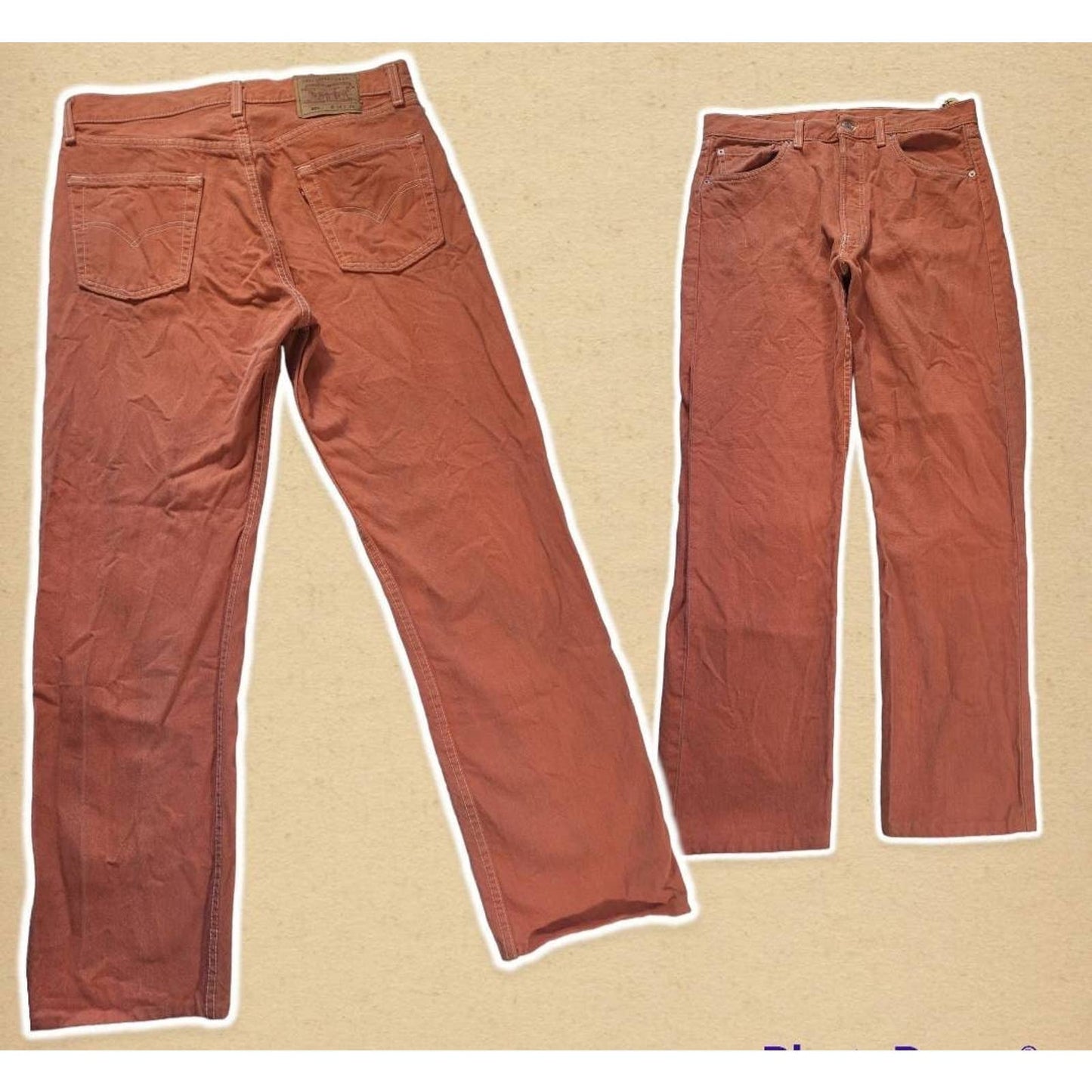 Vtg Levi's 501 XX denim jeans size 34 x 29 made in usa